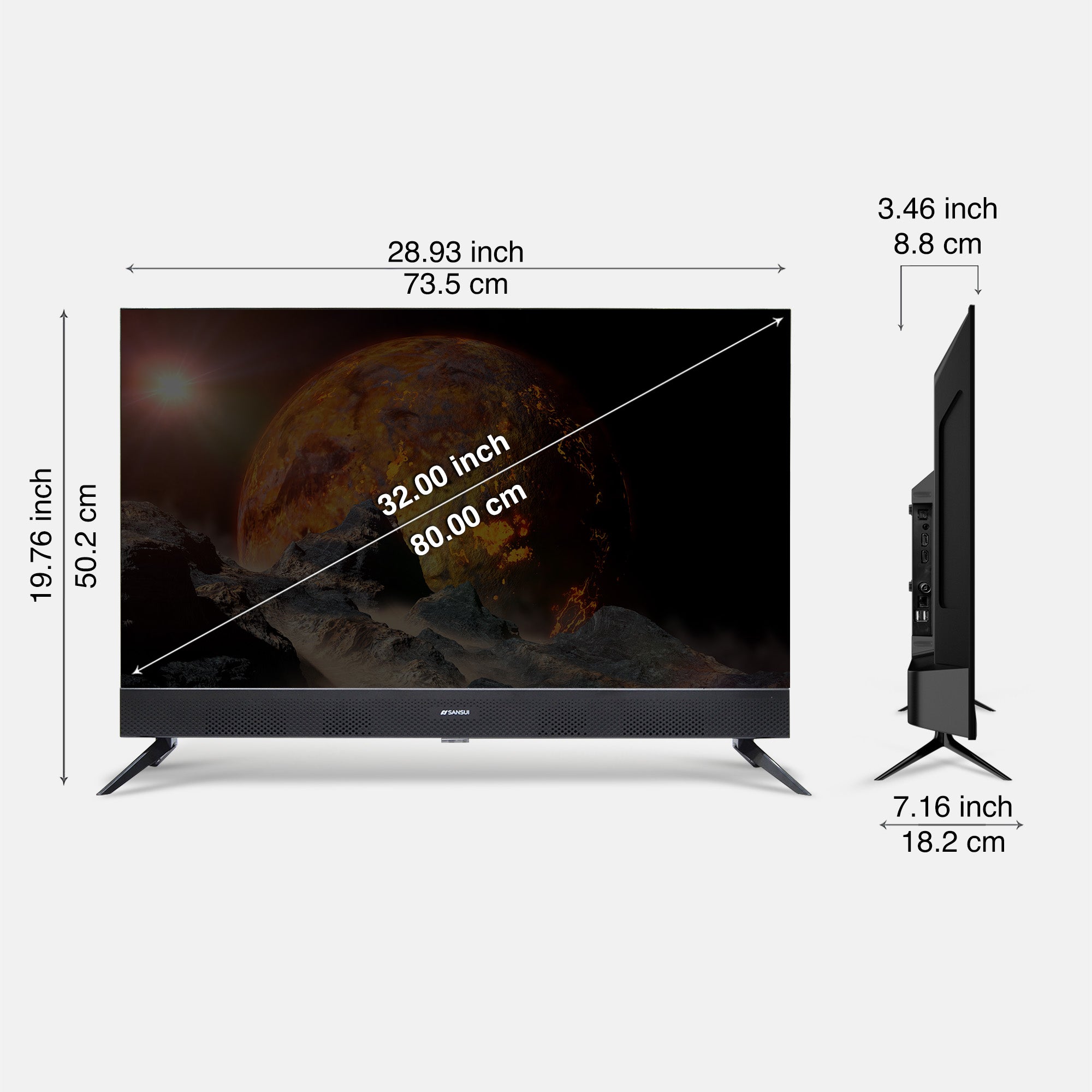 Sansui 80 cm (32) Google Smart TV with HD QLED, HDR10, HLG, Filmmaker Mode & Dolby Audio (JSS32GSQLED) - Image 12