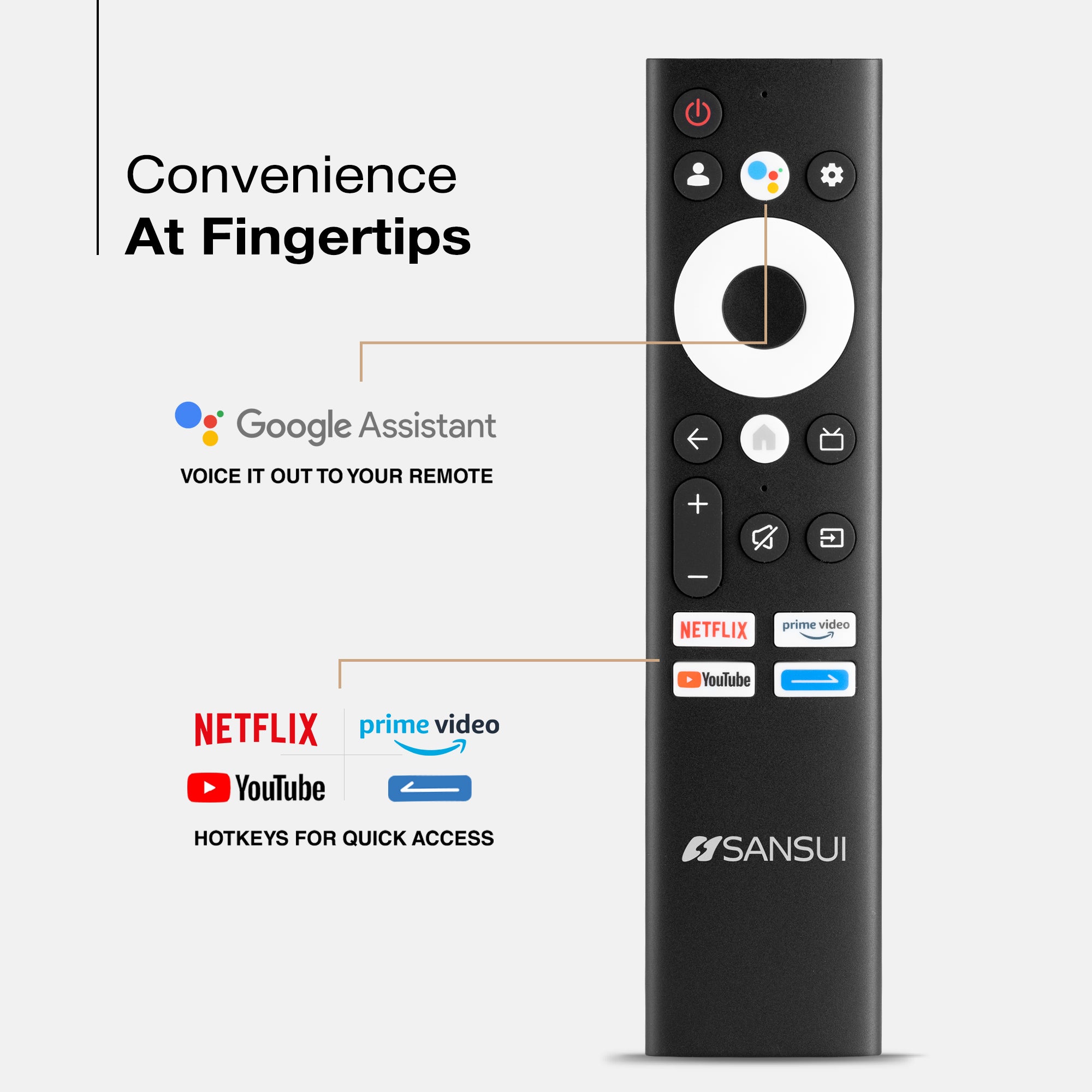 Sansui 80 cm (32) Google Smart TV with HD QLED, HDR10, HLG, Filmmaker Mode & Dolby Audio (JSS32GSQLED) - Image 8