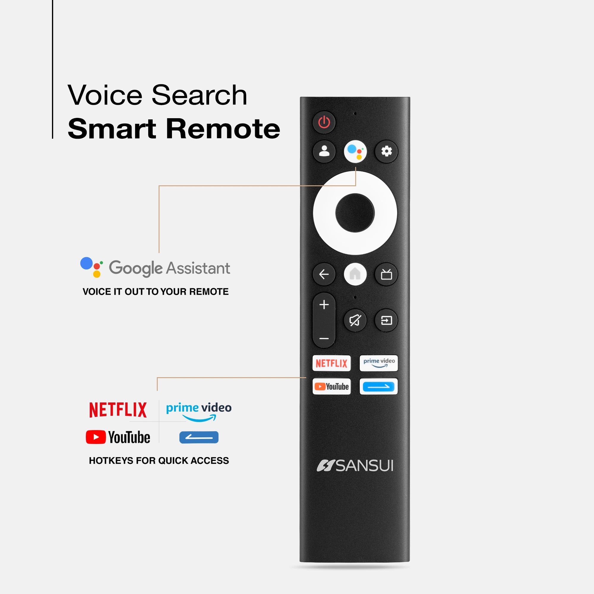 Sansui 140 cm (55) QLED (4K) Smart Google TV with Dolby Vision, Dolby Atmos, DTS & HDR10 (JSW55GSQLED) - Image 10