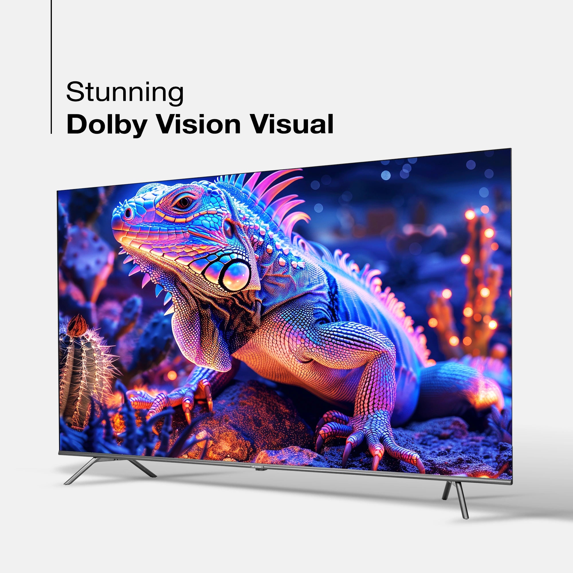 Sansui 140 cm (55) QLED (4K) Smart Google TV with Dolby Vision, Dolby Atmos, DTS & HDR10 (JSW55GSQLED) - Image 2