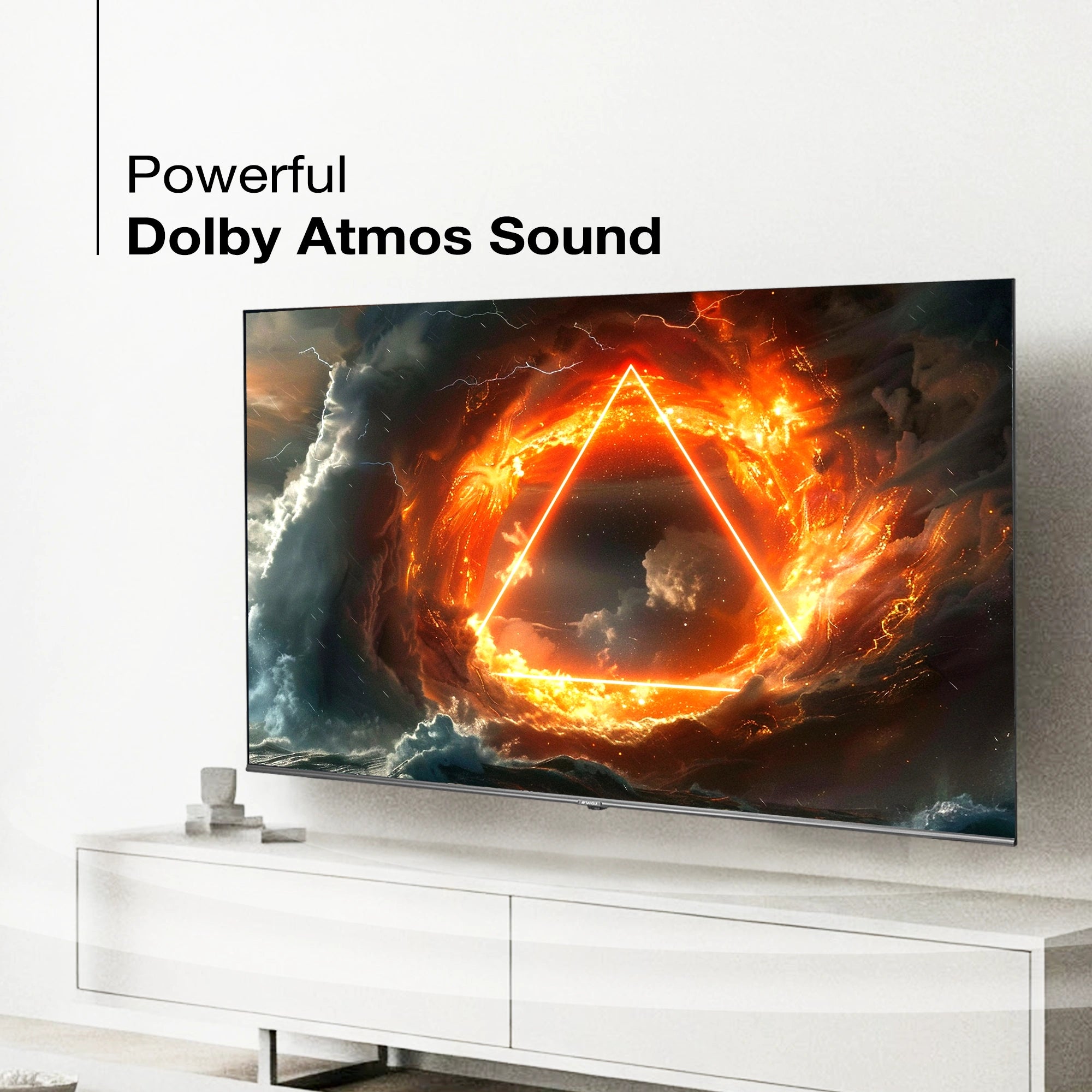 Sansui 140 cm (55) QLED (4K) Smart Google TV with Dolby Vision, Dolby Atmos, DTS & HDR10 (JSW55GSQLED) - Image 4