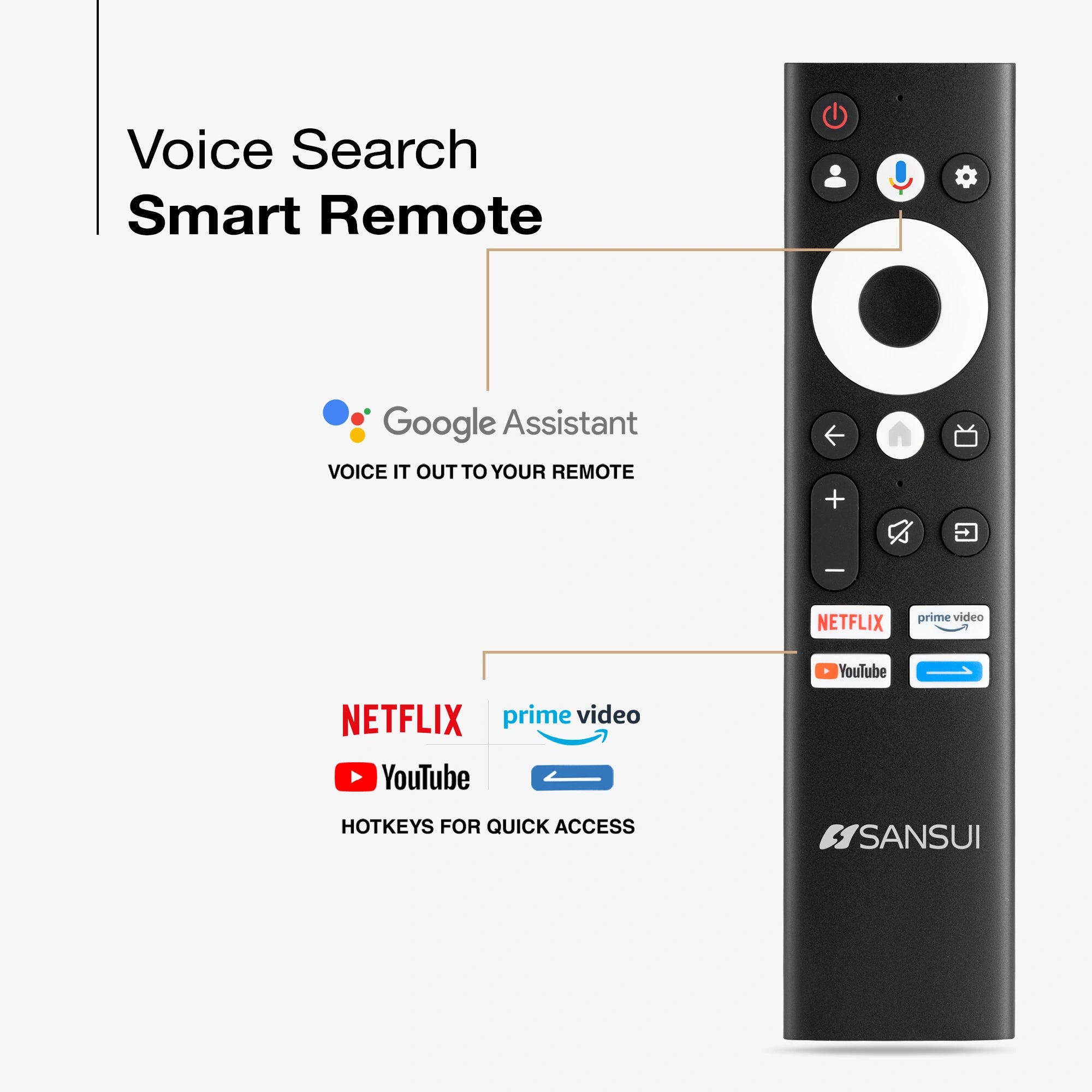 Sansui 140 cm (55) Google TV QLED (4K), HDR10+, HSR 120 Hz with Dolby Vision, Dolby Atmos & 30W Box Speaker (JSW55UG23Q) - Image 10
