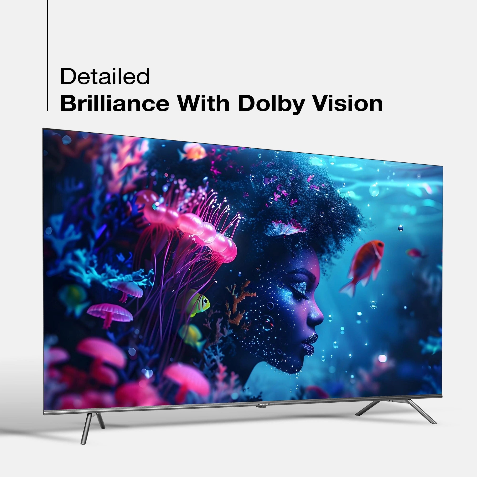 Sansui 165 cm (65) QLED (4K) Smart Google TV with Dolby Vision, Dolby Atmos, DTS & HDR10 (JSW65GSQLED) - Image 3
