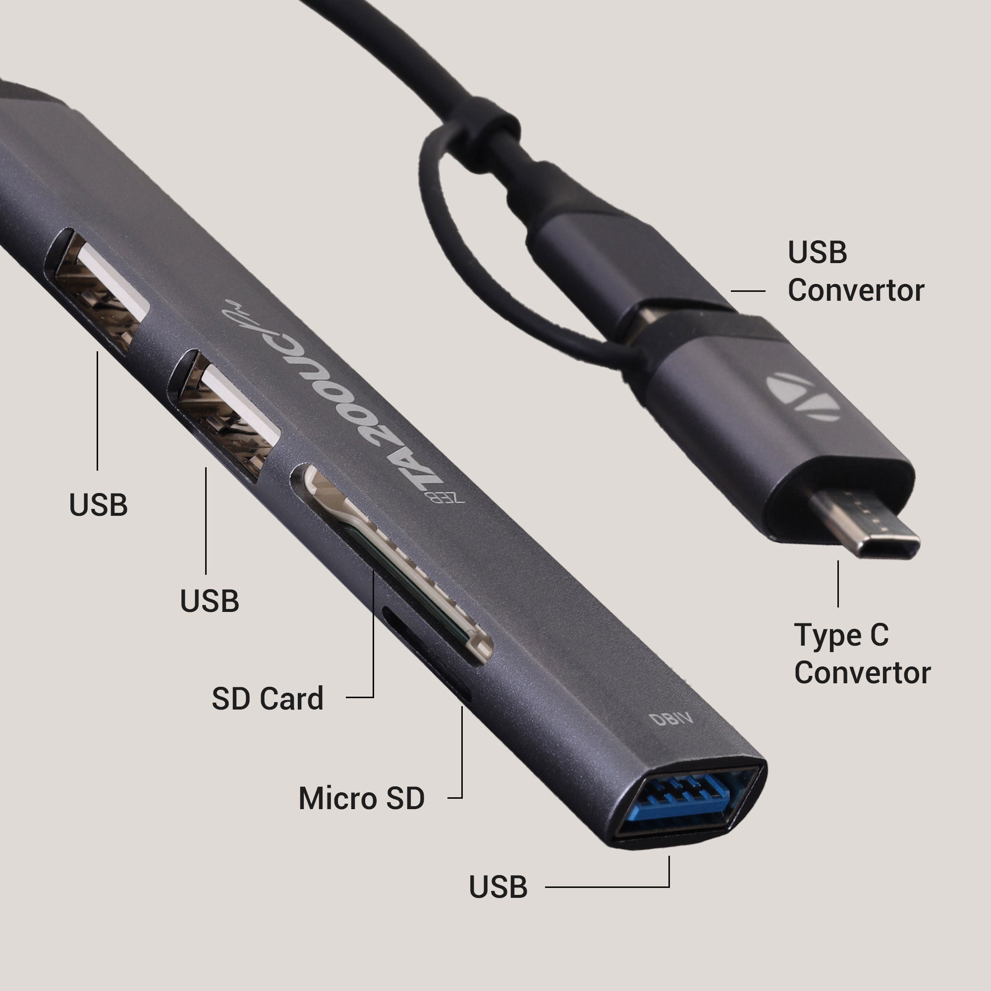 Zeb TA200UC Pro Multiport Hub - Image 6